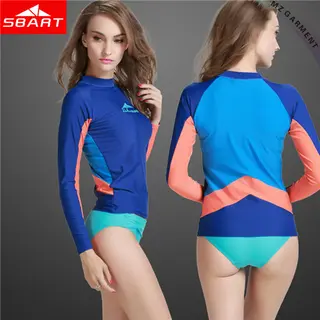 Women Long Sleeve Rash Vest